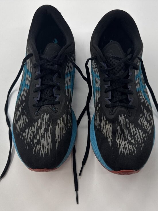 ASICS Novablast 3 Shoes Mens Size 12 Black Blue Running Sneakers Gym 1011B458 main image 11